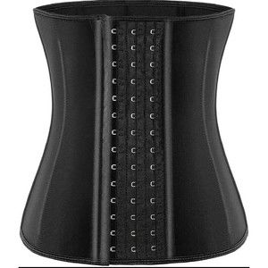 ECOWALSON Waist Trainer & Corset Cincher Body Shaper with Steel Bones Size S E02